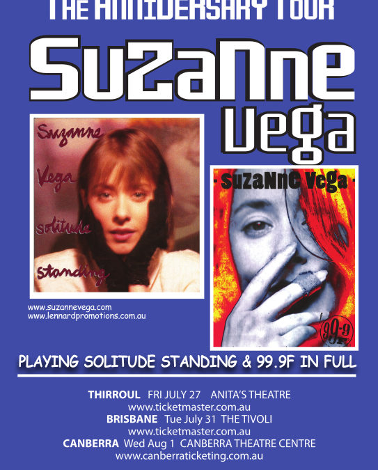 Suzanne Vega The Anniversary Tour